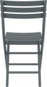 Стул пластиковый складной Siesta Contract Helen стеклопластик, полипропилен темно-серый Фото 5