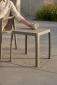 Столик пластиковый для шезлонга PAPATYA Wave Side Table стеклопластик тортора Фото 4