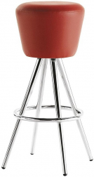 Табурет барный с обивкой вращающийся-thumbs-Фото1