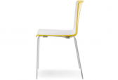 Стул пластиковый PEDRALI Tweet металл, стеклопластик белый, желтый, белый Фото 5
