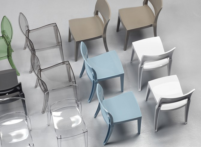 Стул пластиковый Isy Technopolymer, тортора
