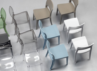 Стул пластиковый Isy Technopolymer, тортора
