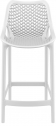 Стул пластиковый полубарный Siesta Contract Air Bar 65 стеклопластик белый Фото 10
