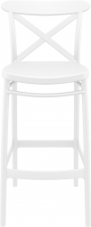 Стул пластиковый барный Cross Bar 75