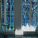 Светильник пластиковый настольный SLIDE Kuusi Cold Lighting LED полиэтилен белый Фото 11