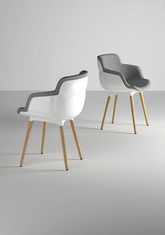 Кресло с обивкой Choppy Sleek BL