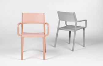 Кресло пластиковое Trill Armchair, розовый