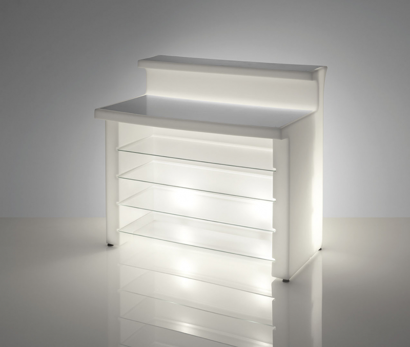 Стойка пластиковая барная светящаяся Break Line Lighting