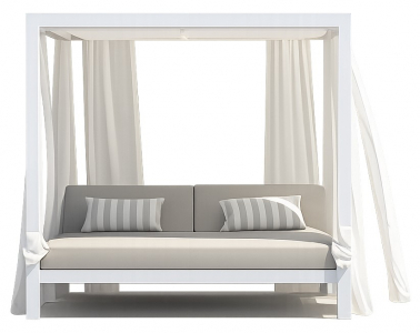 Шатер металлический с лежаками и навесом ReeHouse Summer алюминий, полиэстер Фото 1