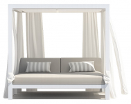 Шатер металлический с лежаками и навесом Summer