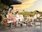 Столик пластиковый журнальный Siesta Contract Sky Lounge Table сталь, пластик бежевый Фото 15