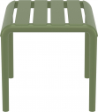 Столик пластиковый журнальный Siesta Contract Paris Side Table стеклопластик оливковый Фото 5