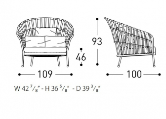 Кресло плетеное с подушками-thumbs-Фото3