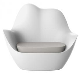 Лаунж-кресло пластиковое с подушкой-thumbs-Фото1