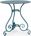 Стол металлический обеденный Garden Relax Etienne сталь океан Фото 1