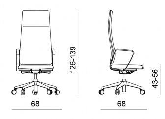 Кресло офисное на колесах-thumbs-Фото3
