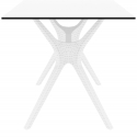 Стол пластиковый Siesta Contract Ibiza Table 140 пластик, ламинат HPL белый Фото 6