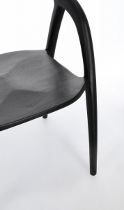 Кресло деревянное Garden Relax Dotty тик черный Фото 7