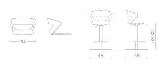 Стул барный пластиковый-thumbs-Фото3