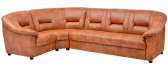 Диван модульный угловой Профдиван Триумф дерево, кожа коричневый Фото 2