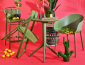 Стол пластиковый складной Siesta Contract Sky Folding Table 60 сталь, пластик оливковый Фото 18