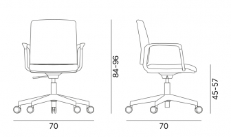 Кресло офисное на колесах-thumbs-Фото3