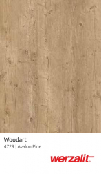 Столешница прямоугольная Werzalit Woodart