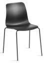 Стул пластиковый Gaber Unik NA металл, технополимер черный Фото 1