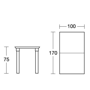 Стол пластиковый обеденный SCAB GIARDINO Tavolone Table пластик серый Фото 3
