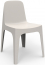 Стул пластиковый Vondom Solid Basic полиэтилен слоновая кость Фото 2