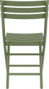 Стул пластиковый складной Siesta Contract Helen стеклопластик, полипропилен оливковый Фото 5