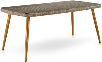 Комплект плетеной мебели T360B/Y360B-W65 6PCS Light Brown