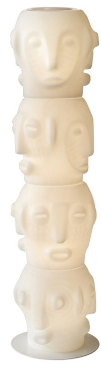 Кашпо пластиковое светящееся Threebu Totem Pot 4 Lighting