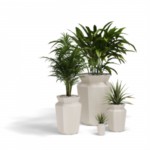 Кашпо пластиковое Vondom Origami Hasu Basic полиэтилен Фото 5