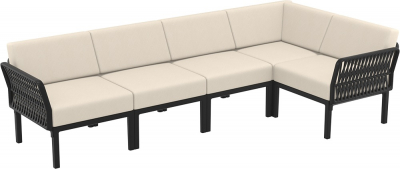 Подушка угловая для спинки дивана Siesta Contract Portofino Lounge полиэстер бежевый Фото 7