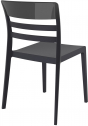 Стул пластиковый Siesta Contract Mone стеклопластик, поликарбонат черный Фото 8