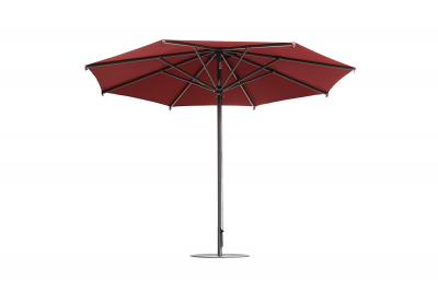 Зонт профессиональный Ø3.5 м Scolaro Napoli Standard алюминий, акрил антрацит, слоновая кость Фото 10