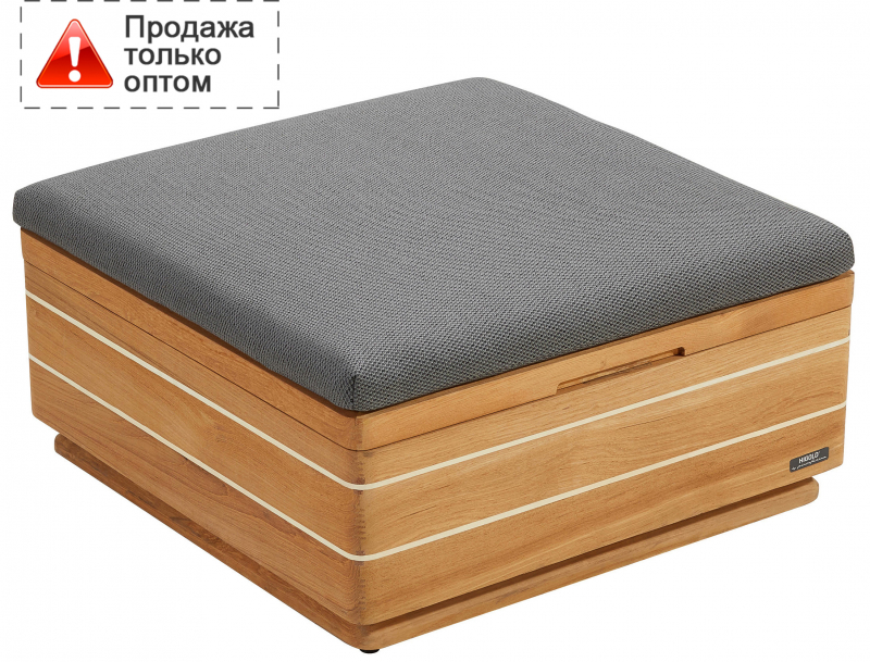 Пуф деревянный с подушкой Armonia