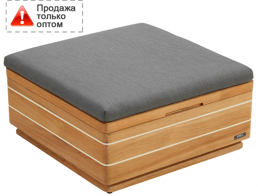 Пуф деревянный с подушкой Armonia