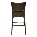 Стул барный плетеный JANUS et Cie Amari алюминий, искусственный ротанг бронзовый Фото 3