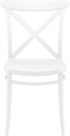 Стул пластиковый Siesta Contract Cross стеклопластик белый Фото 7