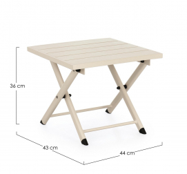 Столик металлический складной для шезлонга-thumbs-Фото3