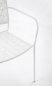 Кресло металлическое Garden Relax Lizette сталь белый Фото 8