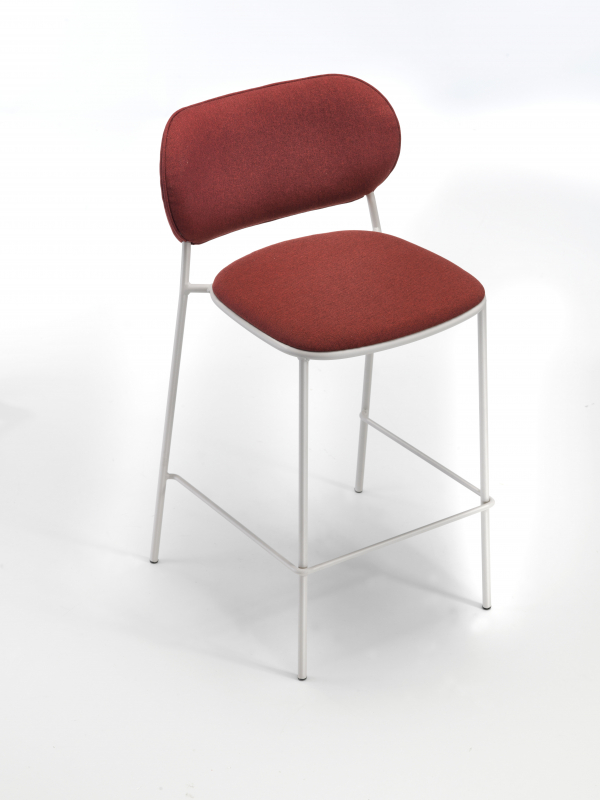 Стул полубарный с обивкой Nuta Light Stool 67