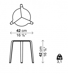 Столик кофейный металлический-thumbs-Фото3