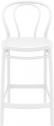 Стул пластиковый полубарный Siesta Contract Victor Bar 65 стеклопластик белый Фото 8