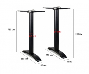 Подстолье металлическое двойное-thumbs-Фото3