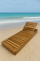 Шезлонг-лежак деревянный ReeHouse Riviera дуб дуб Фото 3