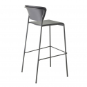 Стул барный пластиковый Scab Design Lisa Technopolymer сталь, технополимер антрацит Фото 5