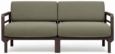 Диван пластиковый с подушками Nardi Maximo 2 стеклопластик, Sunbrella терра, тимьян Фото 7